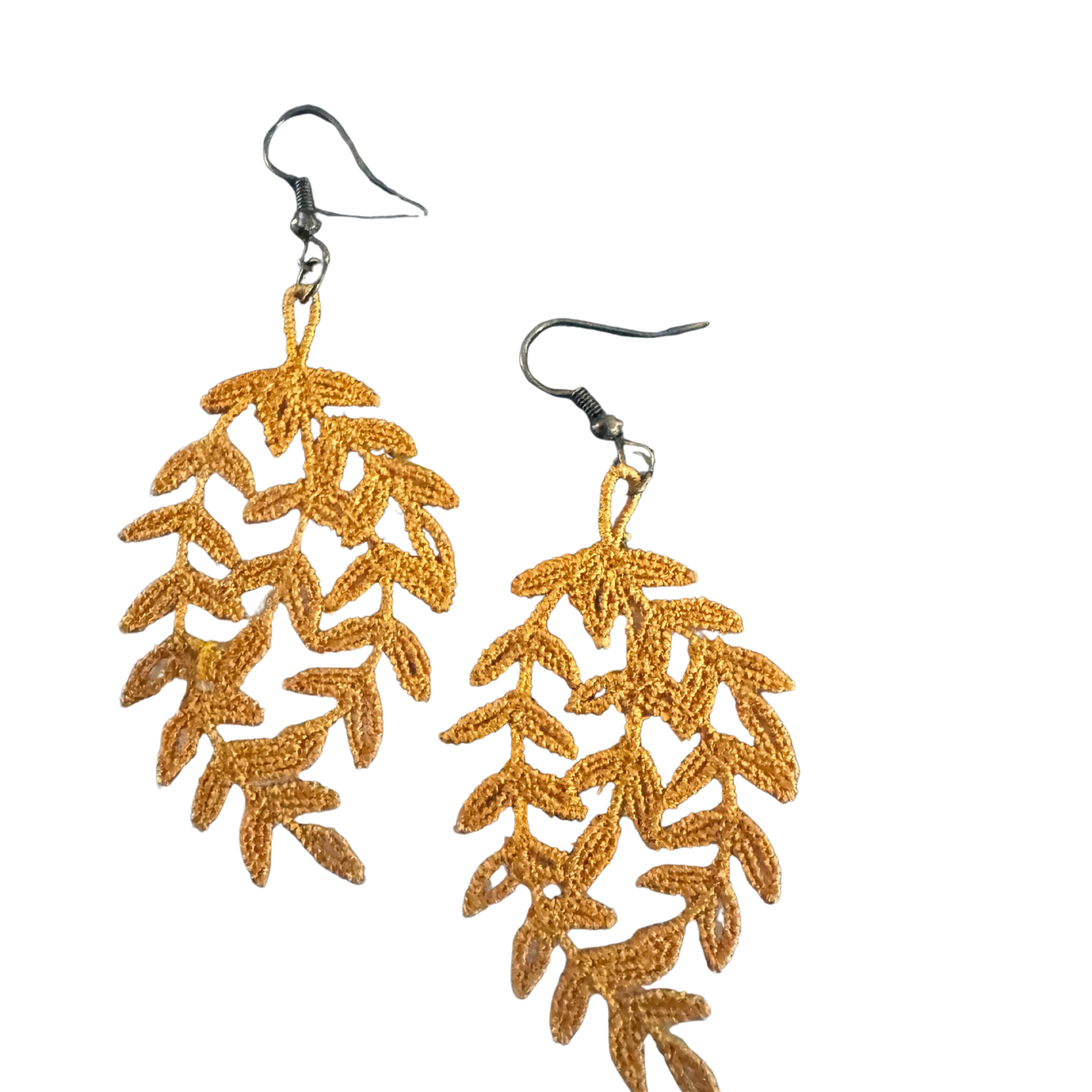 Whispering Willow Earrings- Honey Ember