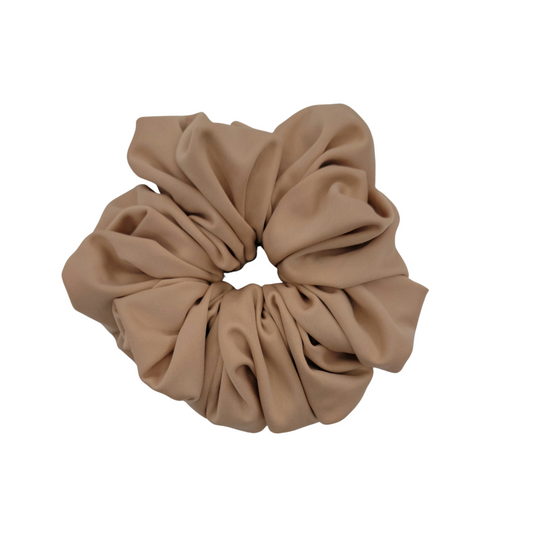 Tan  scrunchie