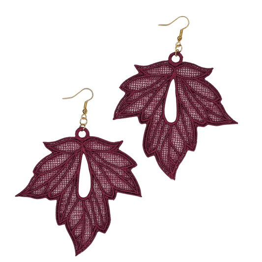Crimson Ember Earrings
